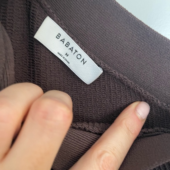 BABATON Sculpt Knit Criss Cross Midi dress - Picture 5 of 8